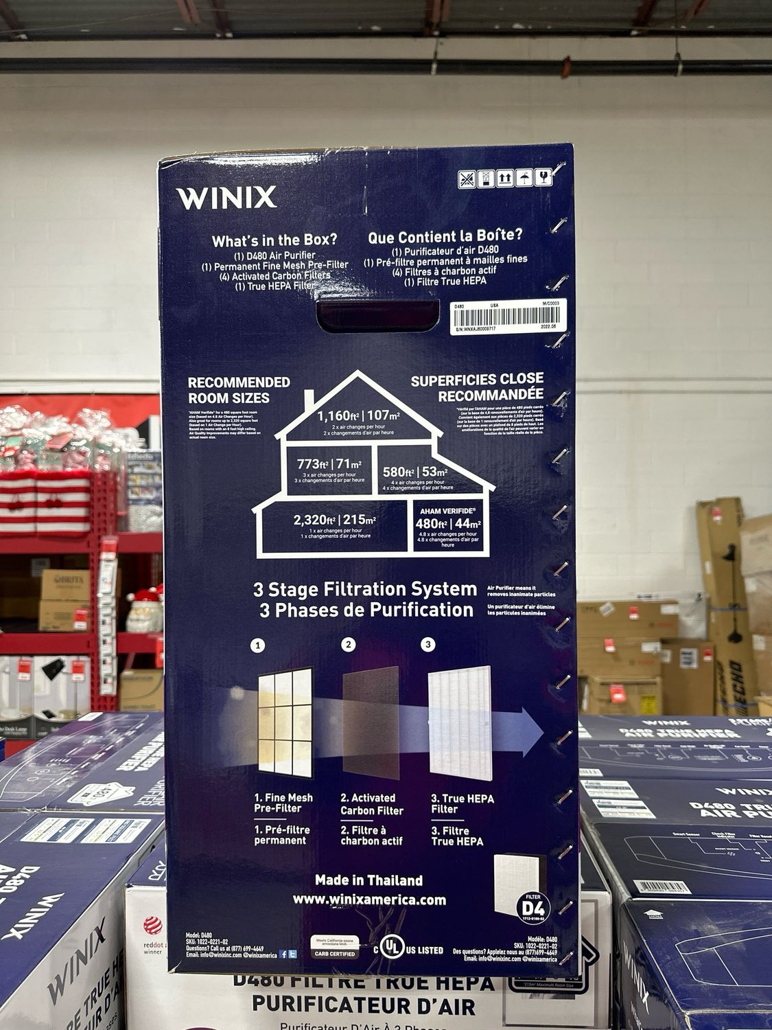 Winix Air Purifier d480