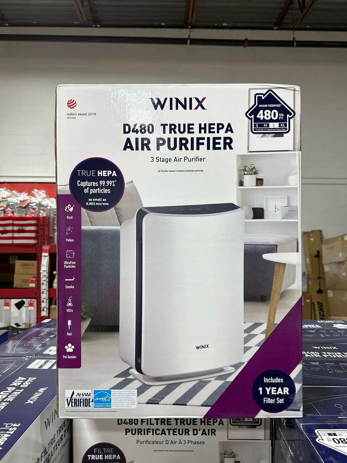 Winix air purifier d480
